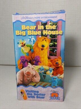 Bear in the Big Blue House - Visiting the Doctor with Bear (VHS, 2000)